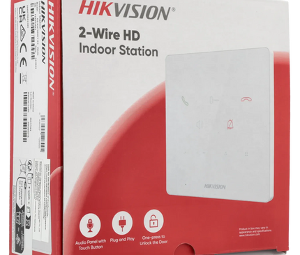 Hikvision Hikvision DS-KH7000EY-E2-W, 2-Draads Modulaire intercom, binnenpost