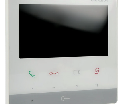 Hikvision Hikvision DS-KH7100EY-E2-W, 2-Draads Modulaire intercom, binnenpost monitor