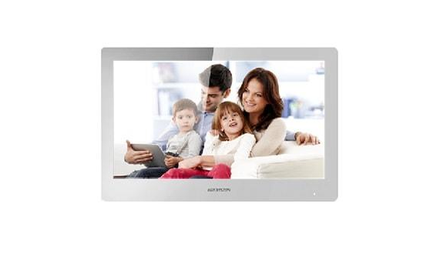 Hikvision Hikvision DS-KH8520-WTE1 Binnenpost 10'' Inch scherm Luxe model Wit