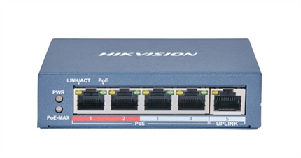 Hikvision Hikvision DS-KIS606-P Complete Video-Intercom KIT met PoE Switch