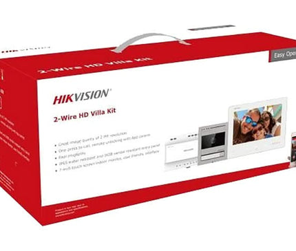 Hikvision Hikvision DS-KIS704EY Video-Gegensprechanlage 2-Draht Full HD Aluminium 2-Draht Set