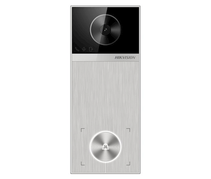 Hikvision Hikvision DS-KV6114-MWBE1, Video doorbell, WiFi/PoE, Micro SD slot, 150gr viewing angle (metal housing)