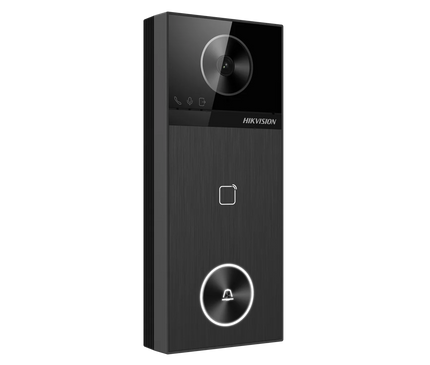 Hikvision Hikvision DS-KV6114-WBE1, Videodeurbel 4MP, WiFi/PoE, Micro SD slot, 150gr. kijkhoek