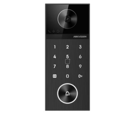Hikvision Hikvision DS-KV6124-WBE1, Video-Türklingel 4MP, WiFi/PoE, Micro SD Steckplatz, 150gr (Zifferntastatur)