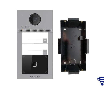 Alarm SystemExpert.fr Alarm SystemExpert.fr DS-KV8413-WME1/FLUSH 4 poussoirs de sonnette encastrés illumination IR PoE 12v