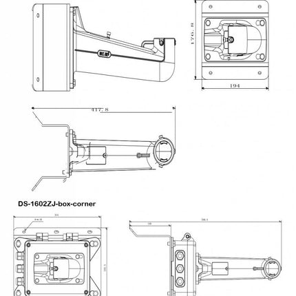 Hikvision Hikvision Hoeksteun DS-1602ZJ Corner