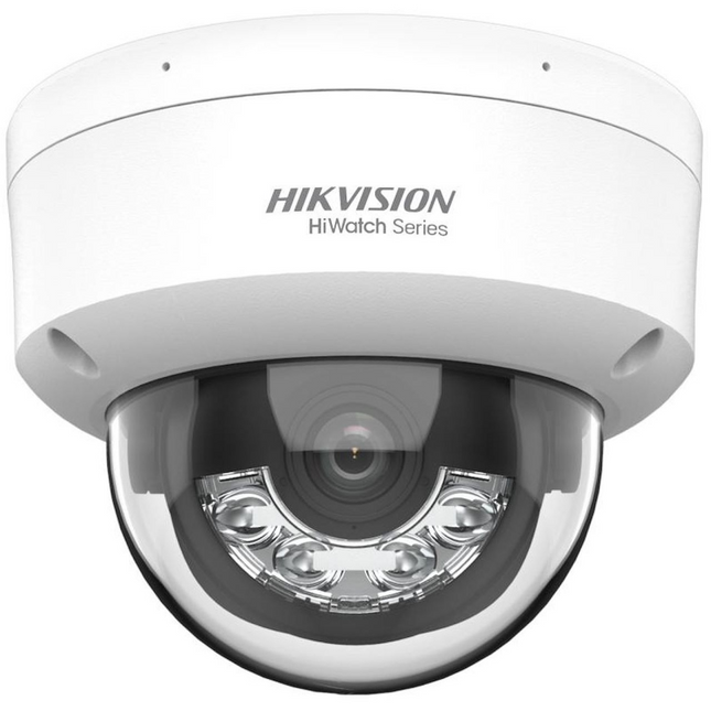 Hikvision Hikvision HWI-D140HA-LUC, 4Mp 2.8mm, Smart Hybrid Light, PoE, dubbele ingebouwde microfoon