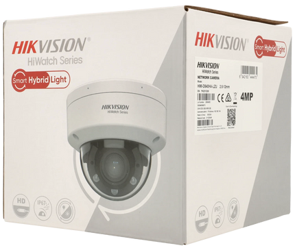 Hikvision HWI-D640HA-LZU, caméra dôme 4MP, zoom optique 2.8mm-12mm, PoE, Smart Hybrid Lights, 2x Mic.