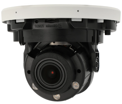 Hikvision HWI-D640HA-LZU, caméra dôme 4MP, zoom optique 2.8mm-12mm, PoE, Smart Hybrid Lights, 2x Mic.