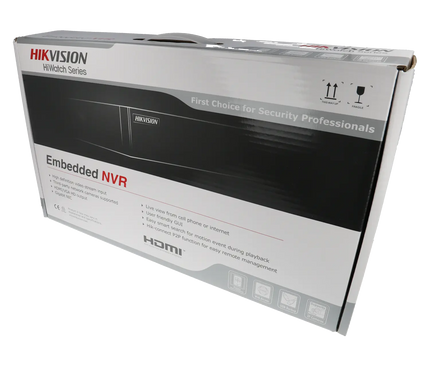 Hikvision Hikvision HWN-4116MH, 16 Kanaals 8Mp/4K NVR, Zonder PoE