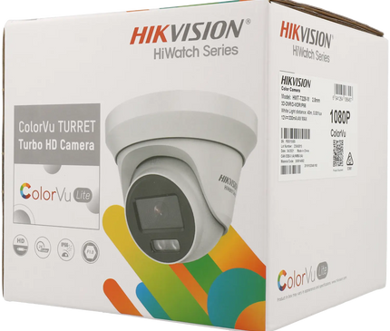 Hikvision Hikvision HWT-T229-M, 2MP, Mini-Turret, ColorVu, Turbo HD, 4 in 1 video output coax