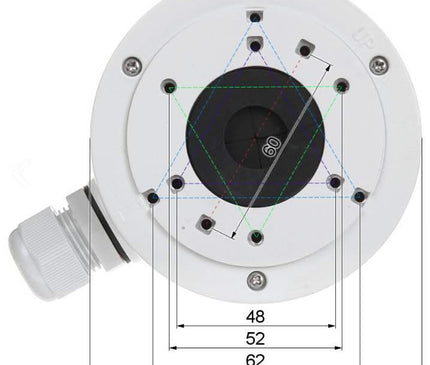 Hikvision Boîtier de montage Hikvision DS-1280ZJ-XS