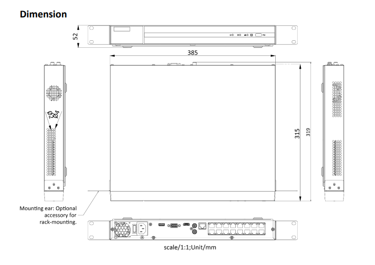Hikvision HWN-4216MH-16P, 16 Kanaals 8Mp/4K NVR, 16x PoE