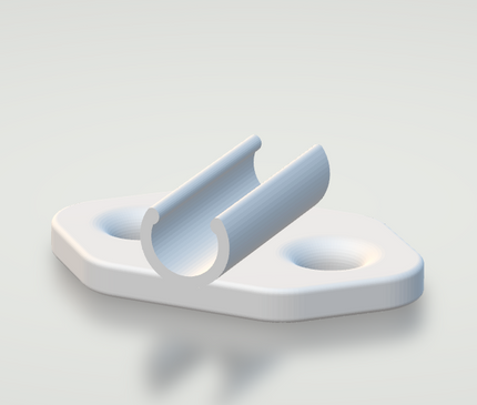 Hikvision Cable Clip - 1, 2, 4, 6 or 8-way | Plastic Mounting Clip