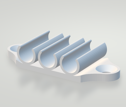 Hikvision Cable Clip - 1, 2, 4, 6 or 8-way | Plastic Mounting Clip