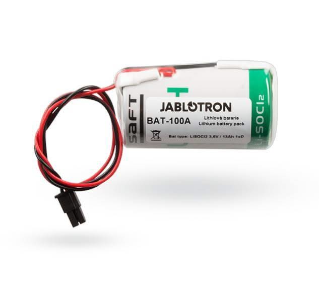 Jablotron Bat-100 Accu t.b.v. JA-163A RB, Lithiumbatterij 3.6V 13Ah 1xD