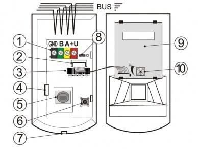Jablotron JA-120PW Bus PIR / MW Bewegungsmelder