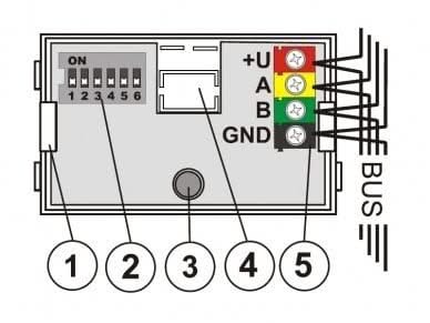 Jablotron Jablotron JA-110I BUS section/sortie Indicateur d'activation PG