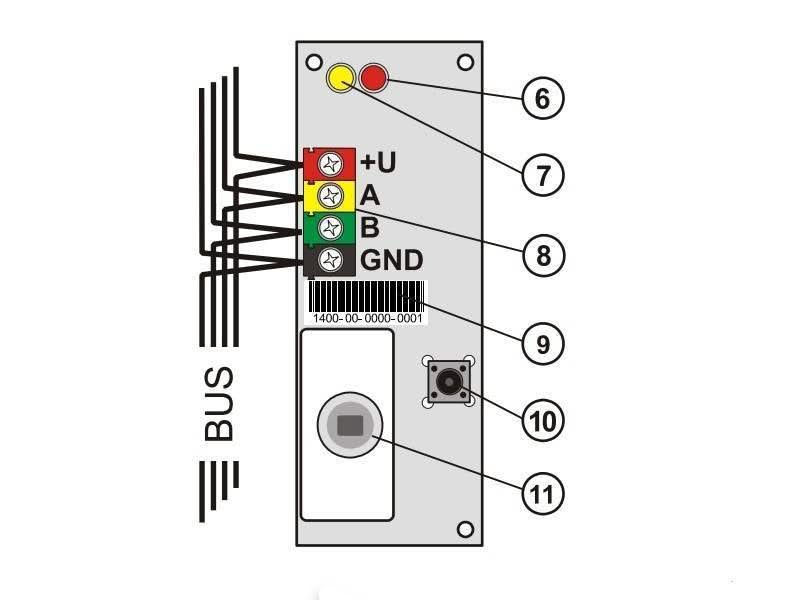 Jablotron Jablotron JA-110P BUS PIR bewegingsdetector – ECO