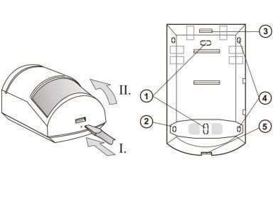 Jablotron Jablotron JA-110P BUS PIR bewegingsdetector – ECO