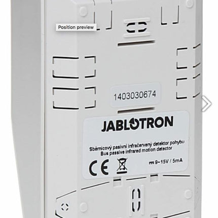 Jablotron Jablotron JA-150P Draadloze mini PIR