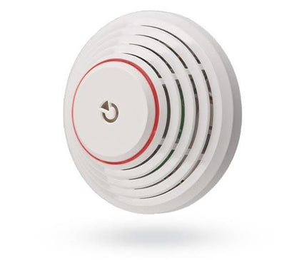 Jablotron Jablotron JA-151ST-A Détecteur de fumée et de chaleur sans fil avec double fonction de sirène (alarme antivol et incendie)