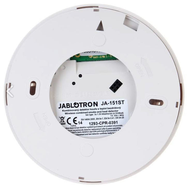 Jablotron Jablotron JA-151ST Draadloze brand- en hitte detector met sirene
