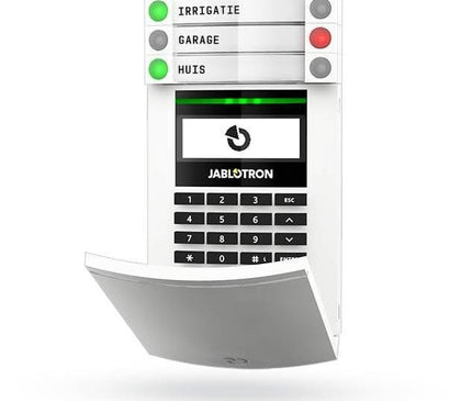 Jablotron Jablotron JA-154E Funk-Bedienfeld mit LCD-Bildschirm, Tastatur und RFID