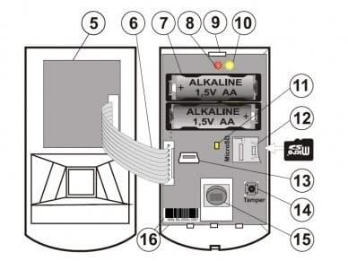 Jablotron Jablotron JA-160PC Wireless PIR motion detector with built-in photo camera