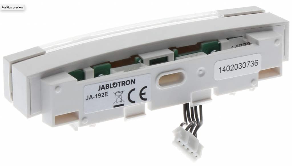 Jablotron Jablotron JA-192E Controle segment voor codebedienpanelen