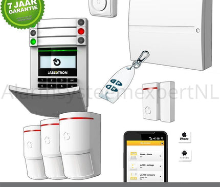 Jablotron Jablotron JA103KR zonder GSM module + LAN Draadloos alarmsysteem KIT (C)