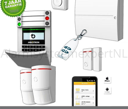 Jablotron Jablotron JA103KR zonder GSM module + LAN Draadloos alarmsysteem  KIT (B)