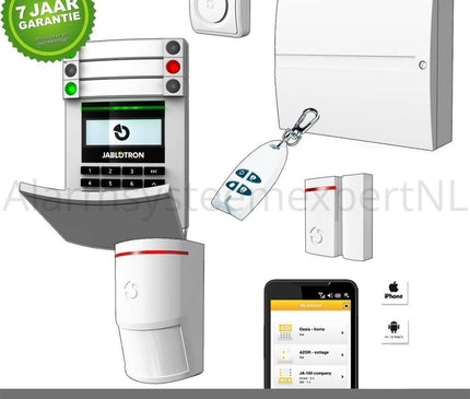Jablotron Jablotron JA103KR zonder GSM module + LAN Draadloos alarmsysteem KIT (A)