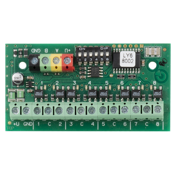 Jablotron JB-118N Pro Bus signaal PG-uitgangsmodule – 8 uitgangen