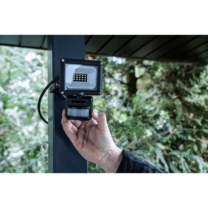 Nedis LED Spotlight JARO 1060 P, IP65, 10W, 1150lm, 6500K, met bewegingssensor