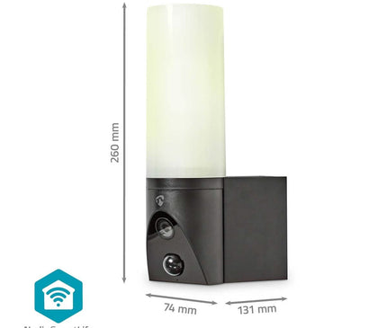Nedis Nedis 2Mp SmartLife WiFi Camera (rotatable) for outdoor with integrated Led Lamp