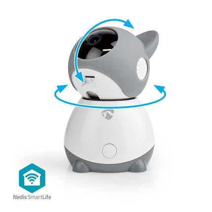 Nedis Nedis drehbare SmartLife-Kamera für Innenräume, Kamera zur Überwachung von Kindern und Babys