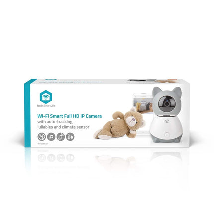 Nedis Nedis drehbare SmartLife-Kamera für Innenräume, Kamera zur Überwachung von Kindern und Babys