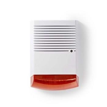Nedis Nedis Dummy beveiligings-sirene IP44  Wit / oranje