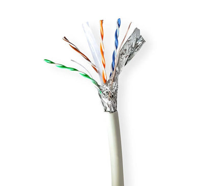 Nedis Nedis Netzwerkkabel CAT6A S/FTP, 305 mtr auf Spule, 100% Kupfer, Massivkern