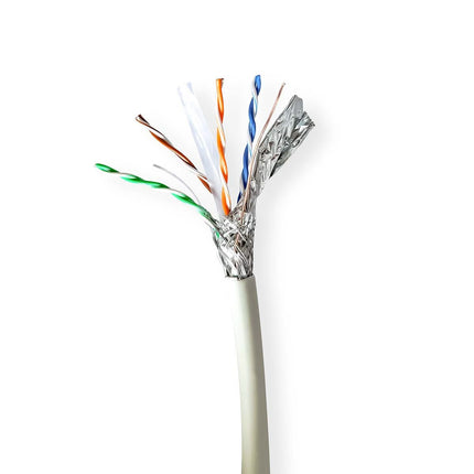 Nedis Nedis Netzwerkkabel CAT6A S/FTP, 305 mtr auf Spule, 100% Kupfer, Massivkern