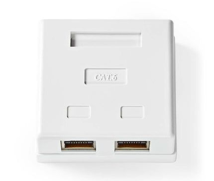 Nedis Nedis Surface-mounted Network Wall Box White