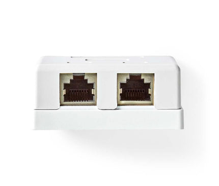 Nedis Nedis Surface-mounted Network Wall Box White