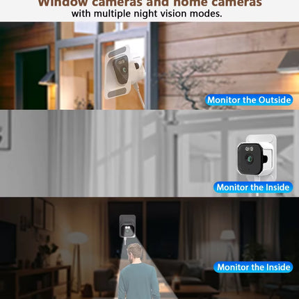 Nedis Nedis Window Camera Dual WiFi, Micro SD, Starlight, 4Mp resolution