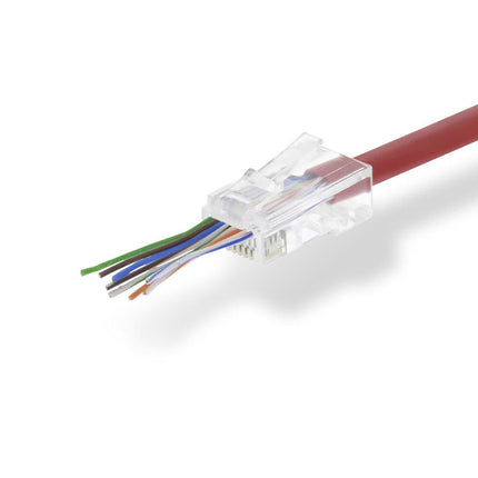 Nedis Nedis RJ45 Connector CAT5 UTP Pass Through 10 pieces for flexible cores (stranded)