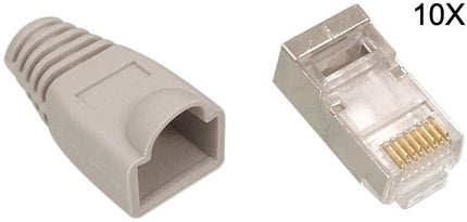 Nedis Nedis RJ45 Stecker CAT6 UTP Set 10 Stück (Massivkabel)