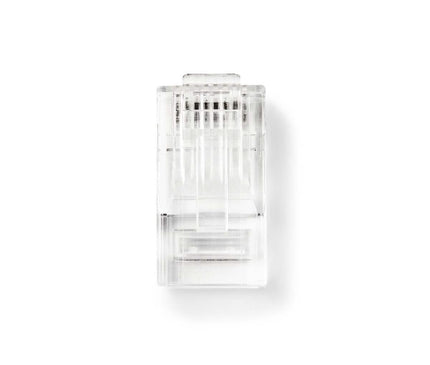 Nedis Nedis RJ45 Connector CAT6, Gold-plated 10 Pieces, Solid Conductor