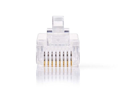 Nedis Nedis RJ45 Connector CAT6, Gold-plated 10 Pieces, Solid Conductor