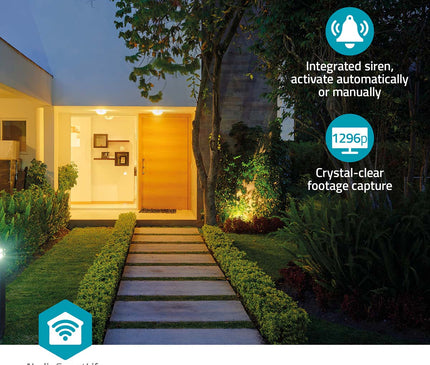 Nedis Nedis SmartLife 3MP PTZ Camera voor buiten met WiFi en batterij