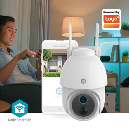 Nedis Nedis SmartLife 3MP Outdoor PTZ Kamera mit WiFi und Batterie